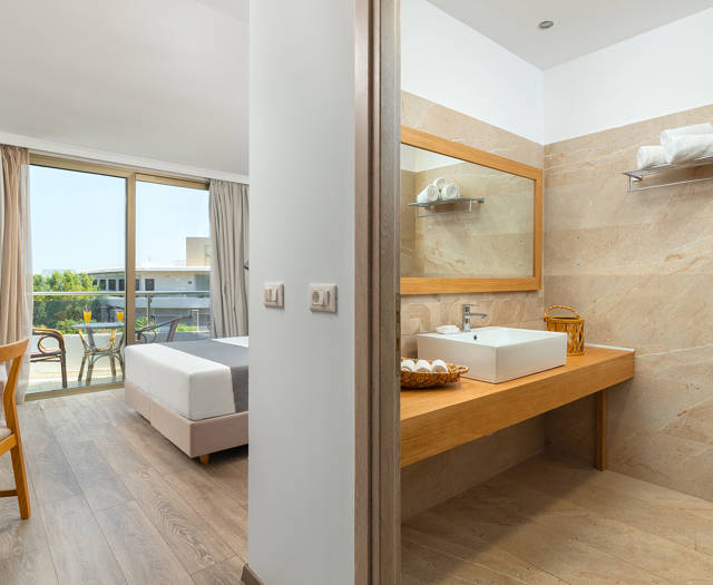Paralos Lifestyle Rodos Hotel Room Bathroom
