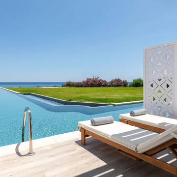 Paralos Lifestyle Rodos Hotel Double Deluxe Swim Up Front Sea View 3